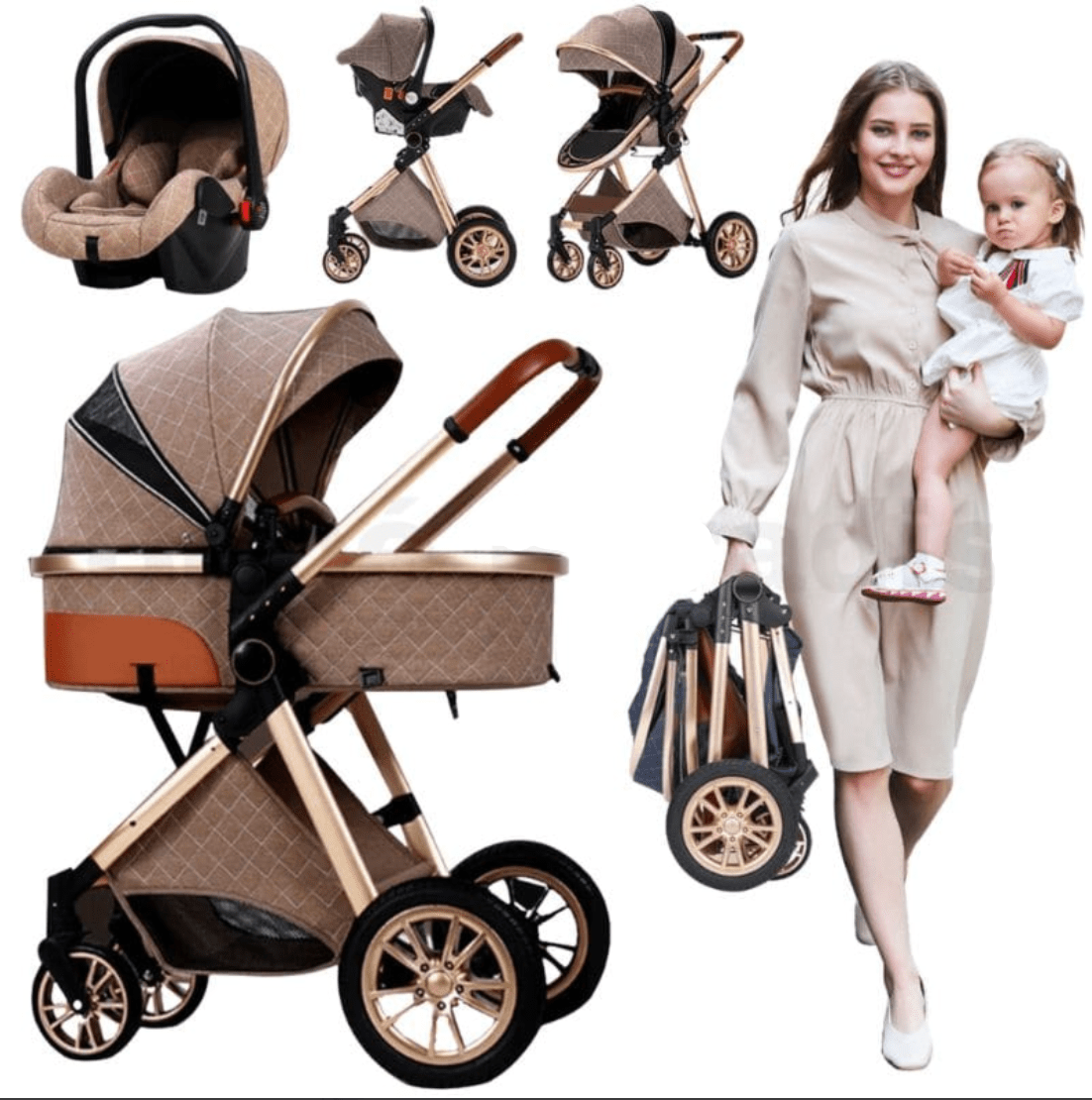 Poussette-3-en-1-Bebe-Queen-polyvalente