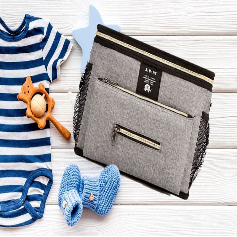 Sac-a-langer-BabyTravel-Gris-élégant