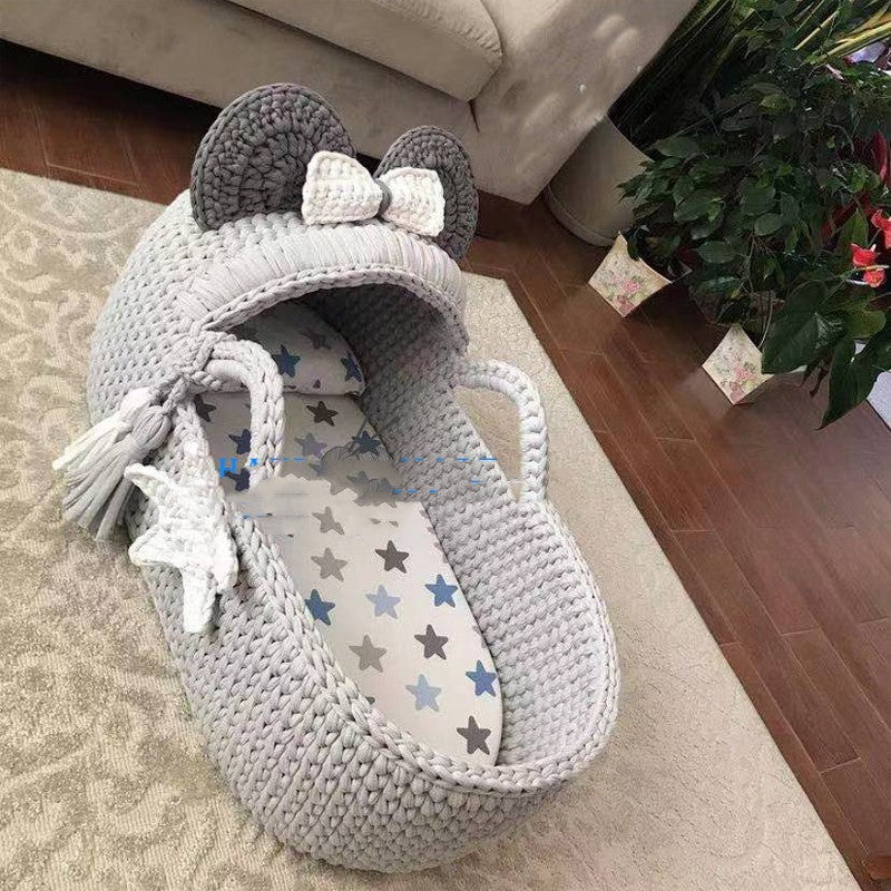 Couffin bébé tressé