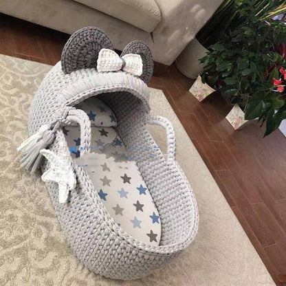 Couffin bébé tressé