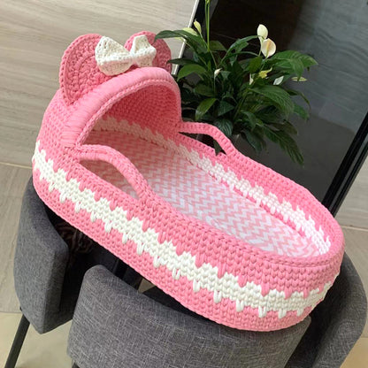 Couffin bébé tressé