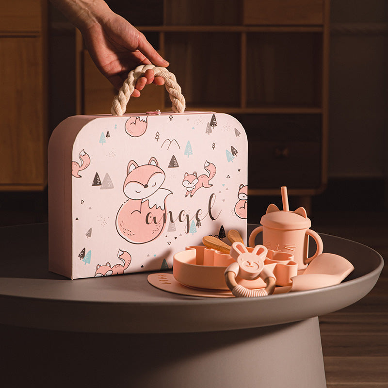 Set de bol en silicone pour bébé et vaisselle bébé
