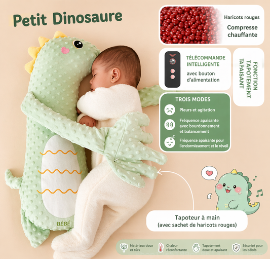 Oreiller de sommeil bébé avec peluche