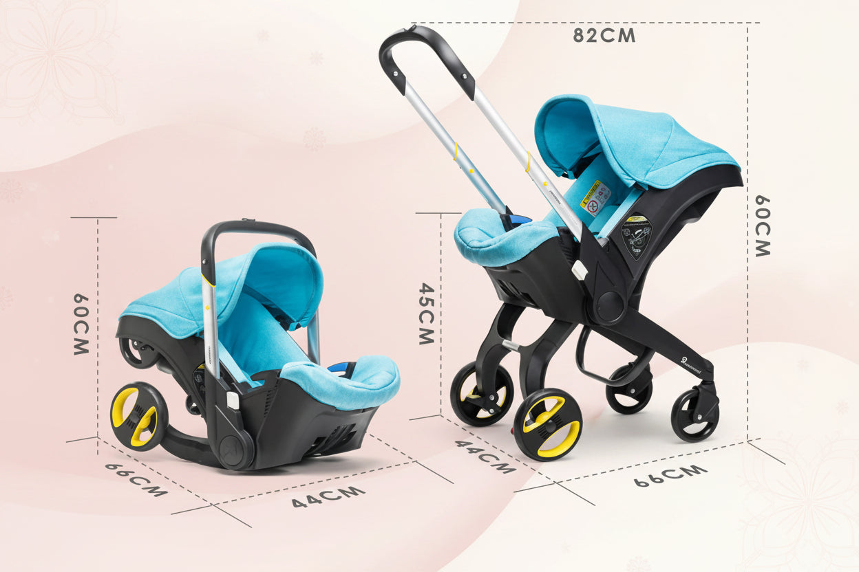 POUSSETTE SIEGE AUTO | 4 en 1 Transformable dimensions