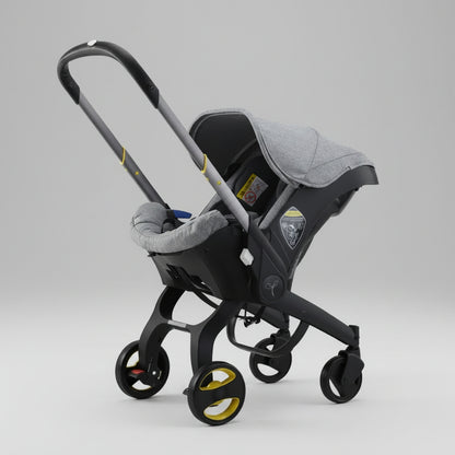 POUSSETTE SIEGE AUTO | 4 en 1 Transformable gris