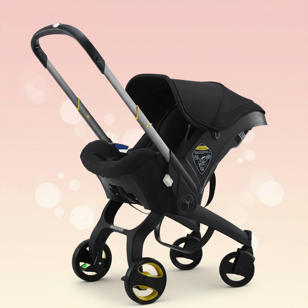 POUSSETTE SIEGE AUTO | 4 en 1 Transformable noir