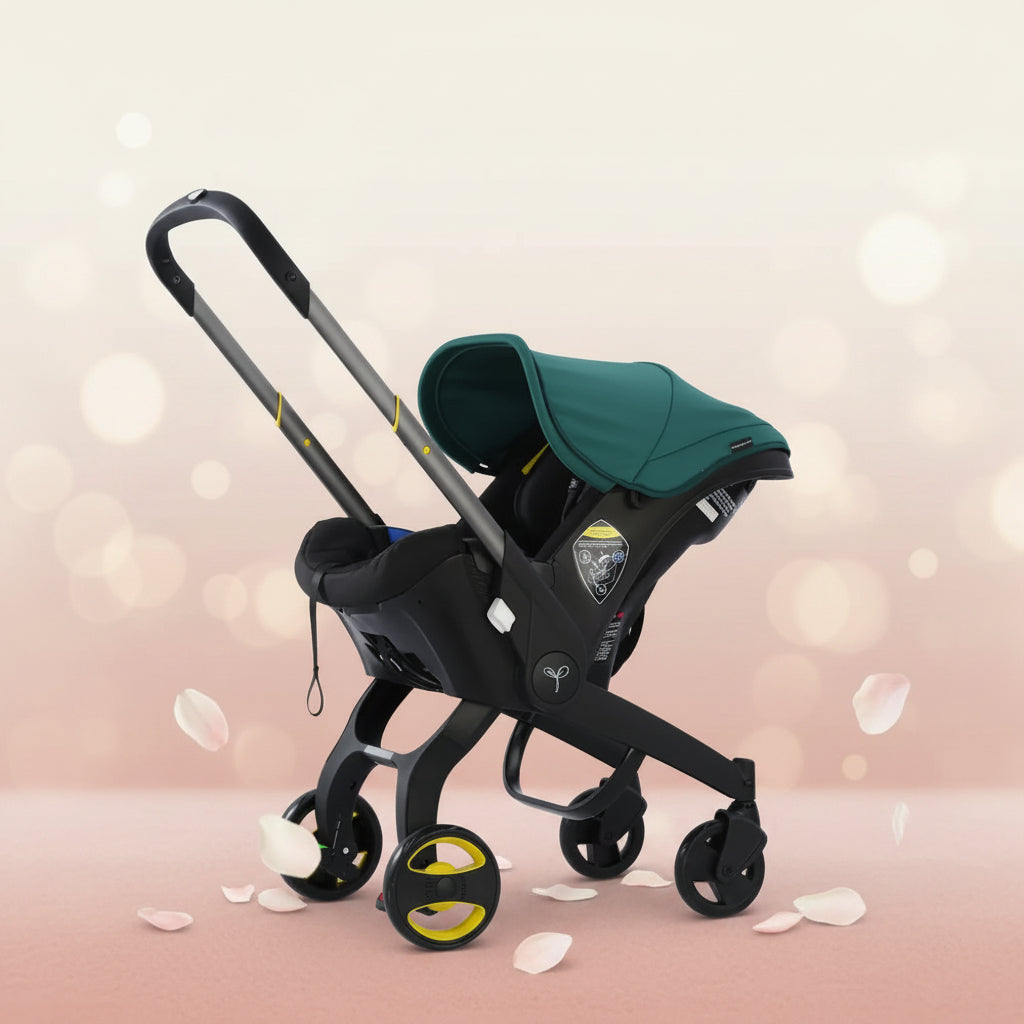 POUSSETTE SIEGE AUTO | 4 en 1 Transformable vert