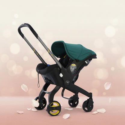 POUSSETTE SIEGE AUTO | 4 en 1 Transformable vert