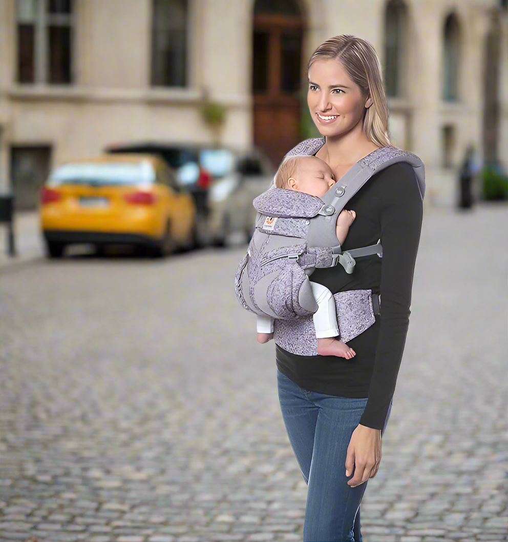 Porte-bebe-BreathBabyBag-Mauve-Lavande-polyvalent
