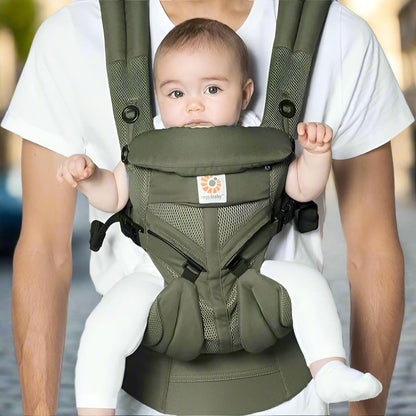 PORTE BEBE BreathBabyBag Vert Olive confort
