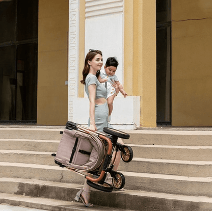 Poussette 3 en 1 Bebe Queen legere