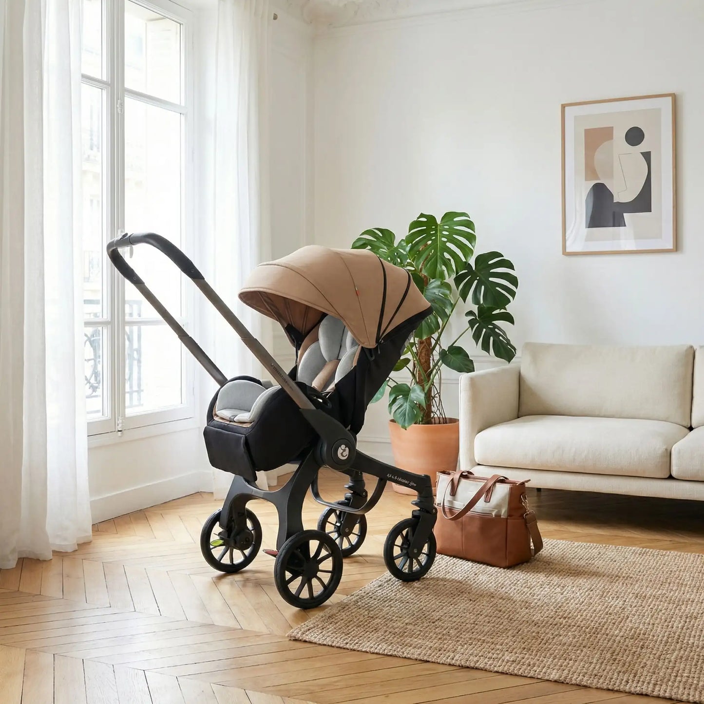 Poussette 2 en 1 | evolutive Ultra Legere kaki