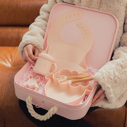 Set de bol en silicone pour bébé et vaisselle bébé