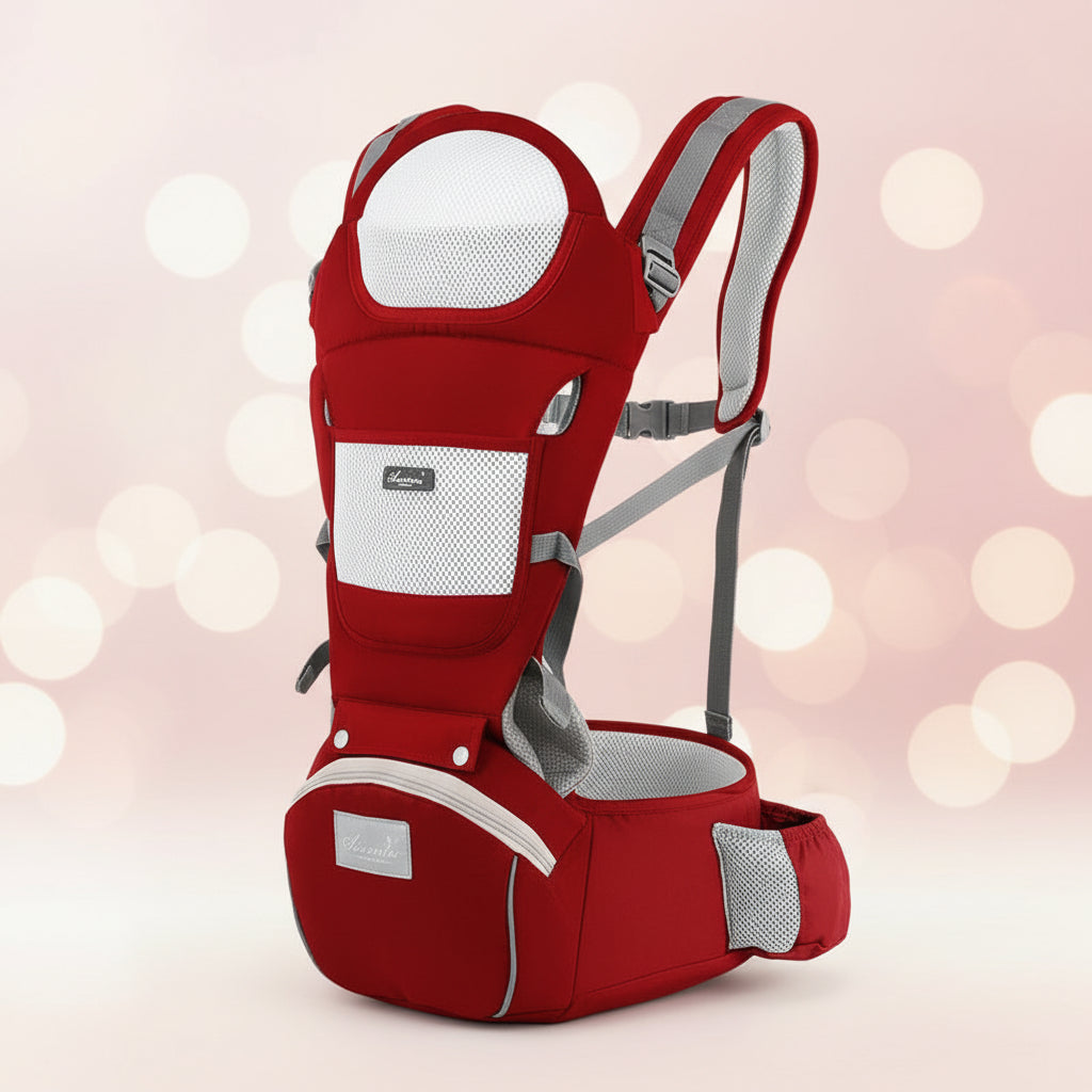 Porte bebe | Ergonomique rouge