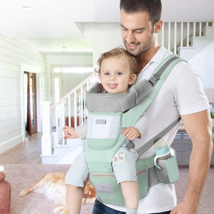 Porte bebe Ergonomique vert