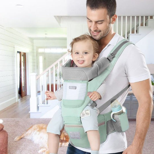 Porte bebe Ergonomique vert