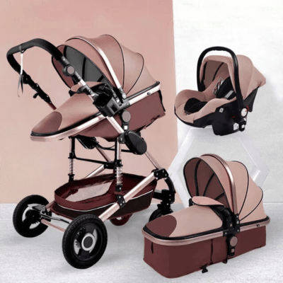 Poussette 3 en 1 Confort Plus multifonction kaki
