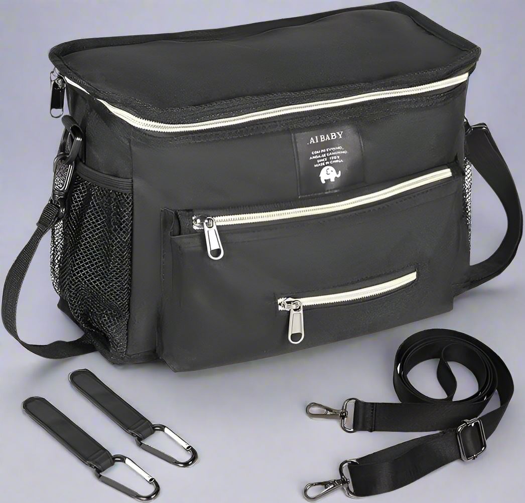 SAC A LANGER - BabyTravel™- Noir - Bébé cute